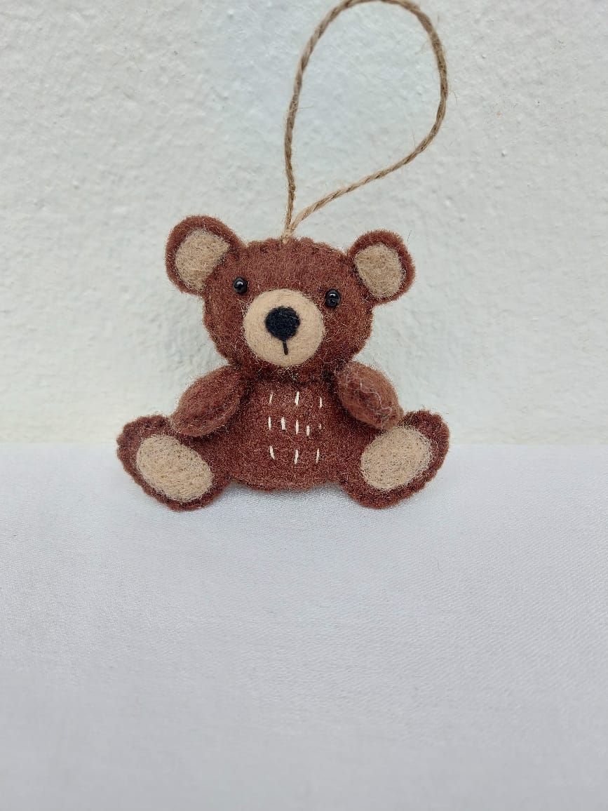 Felt Forest Animal Ornament Set of 6
