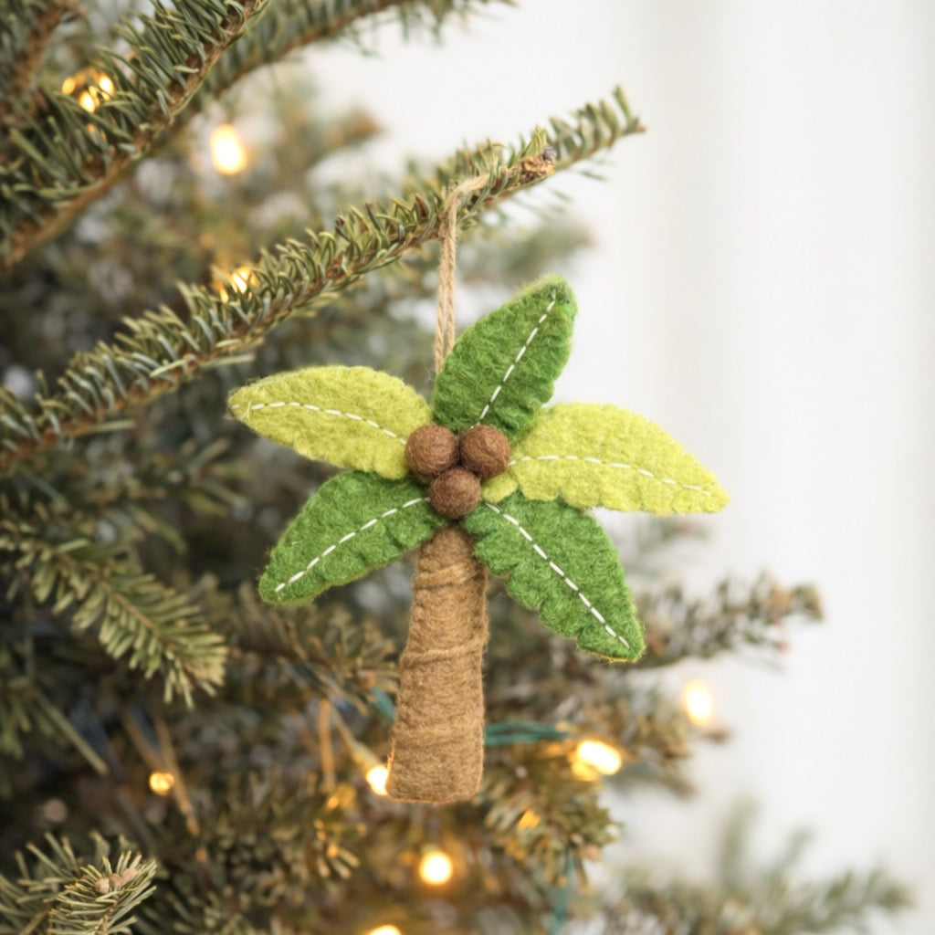 Felt Ornament - 2026 Palm Tree
