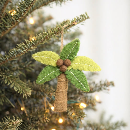 Felt Ornament - 2026 Palm Tree