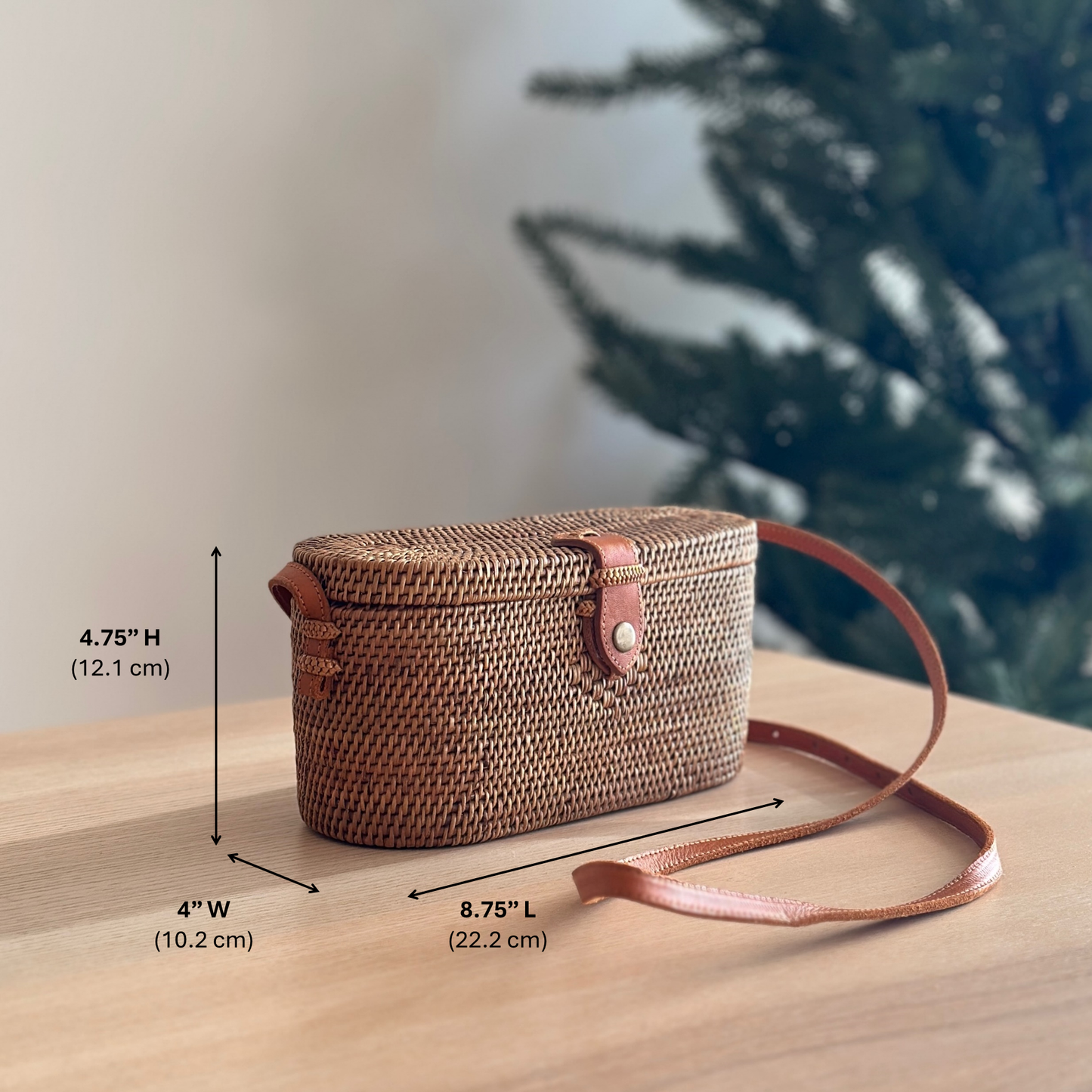 Bali Rattan Crossbody Bag - Sundung