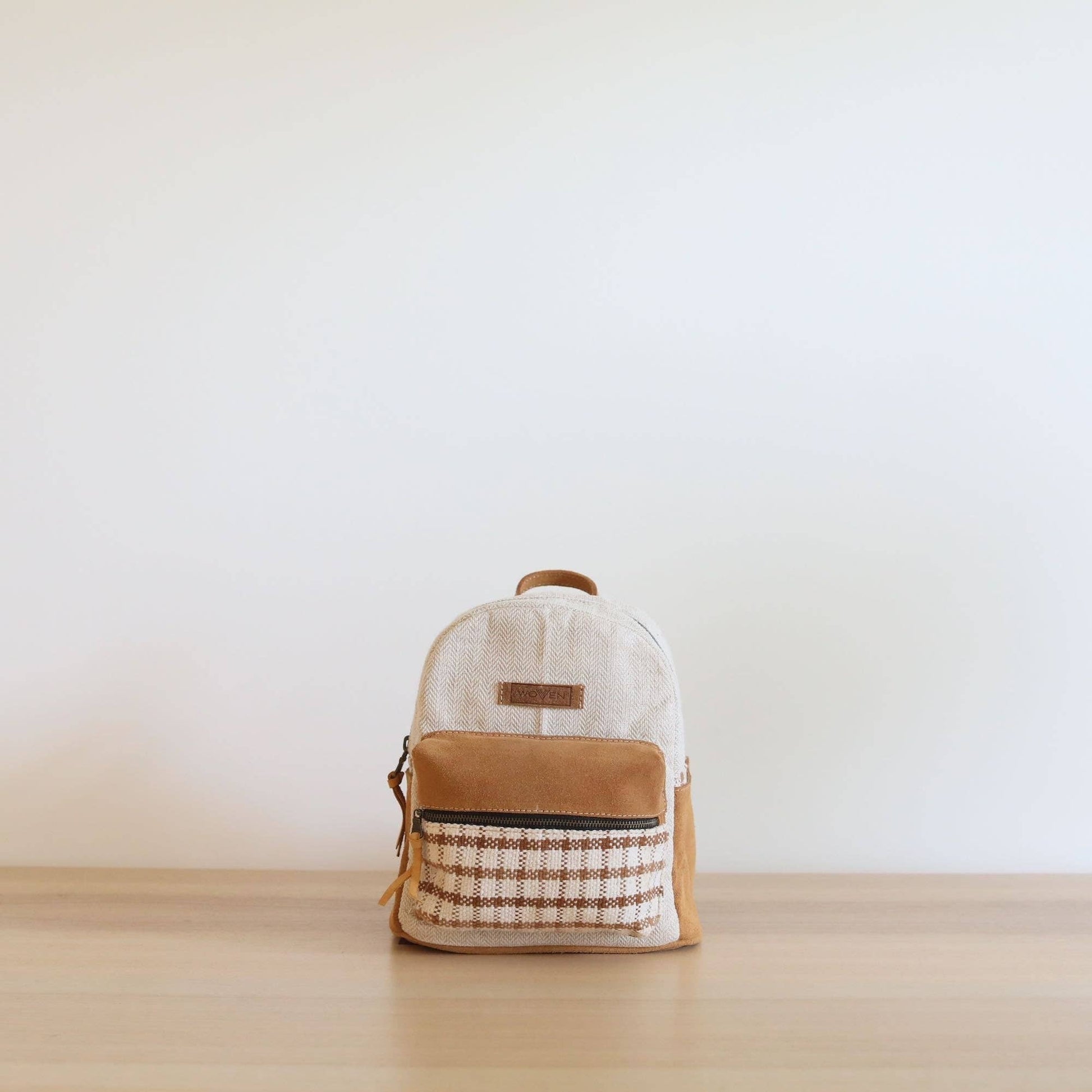 Striped Mini Backpack