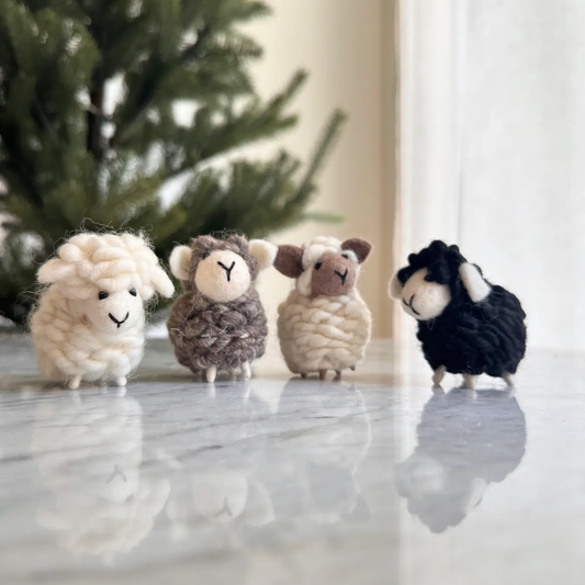 Felt Mini Sheep Table Decoration