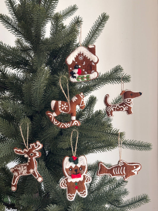 Gingerbread Ornament - Set of 6