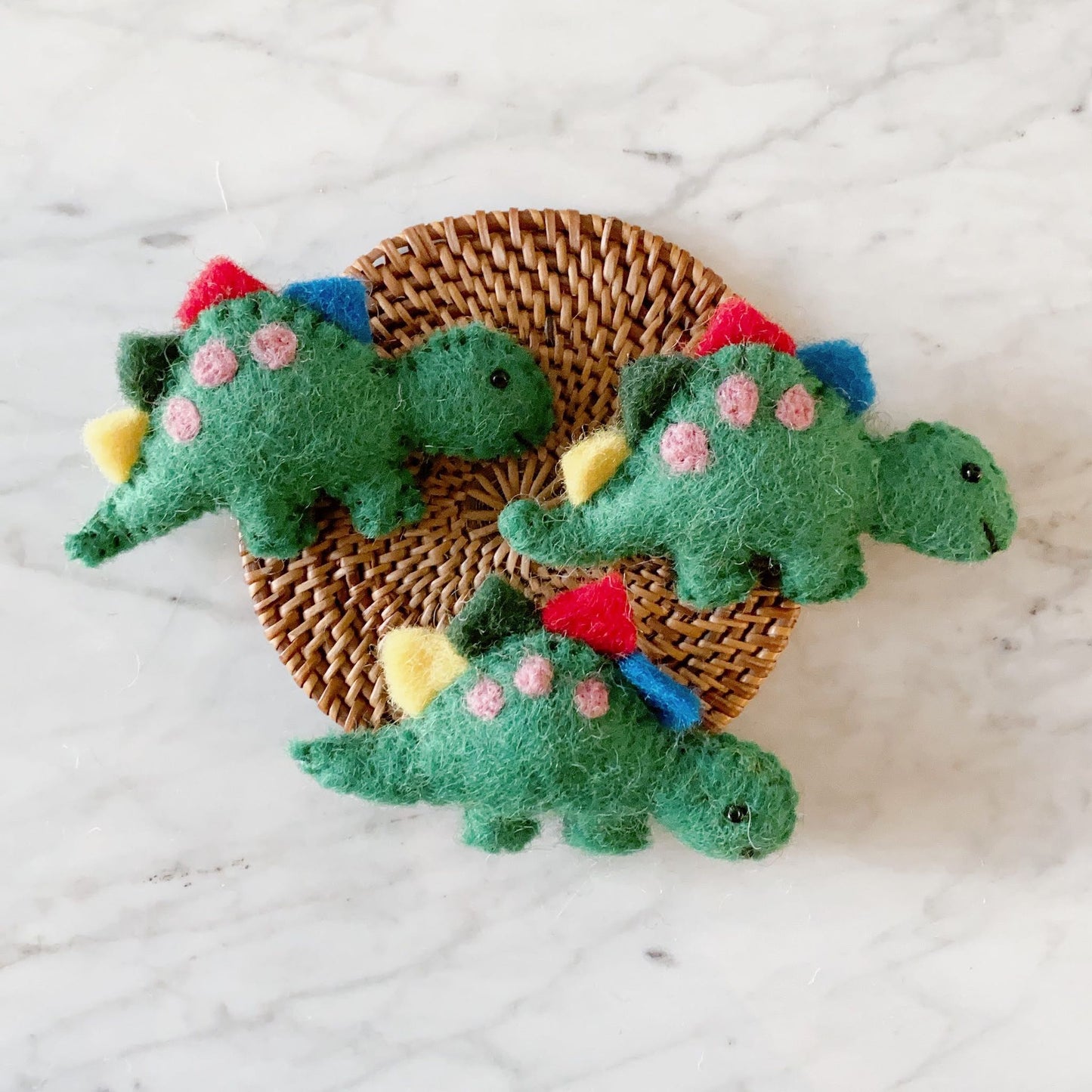 Felt Dinosaur Brooch