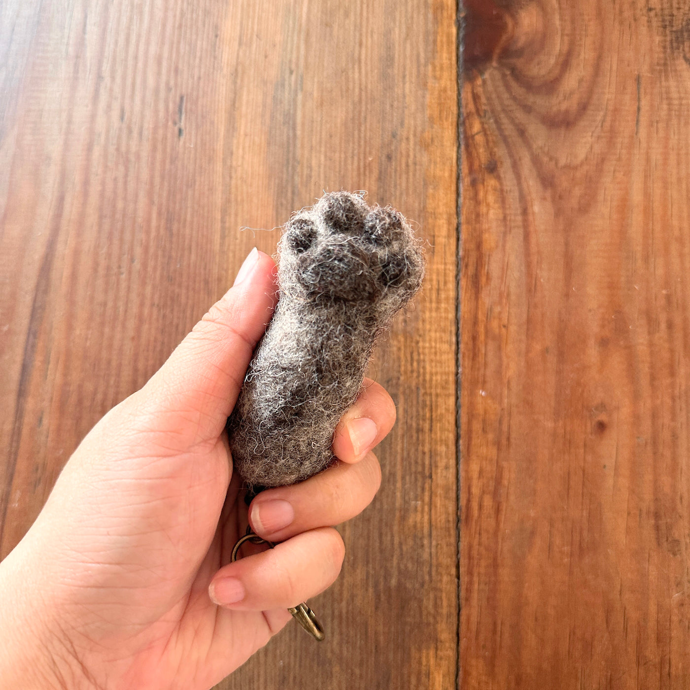 Felt Keychain - Cat Paw