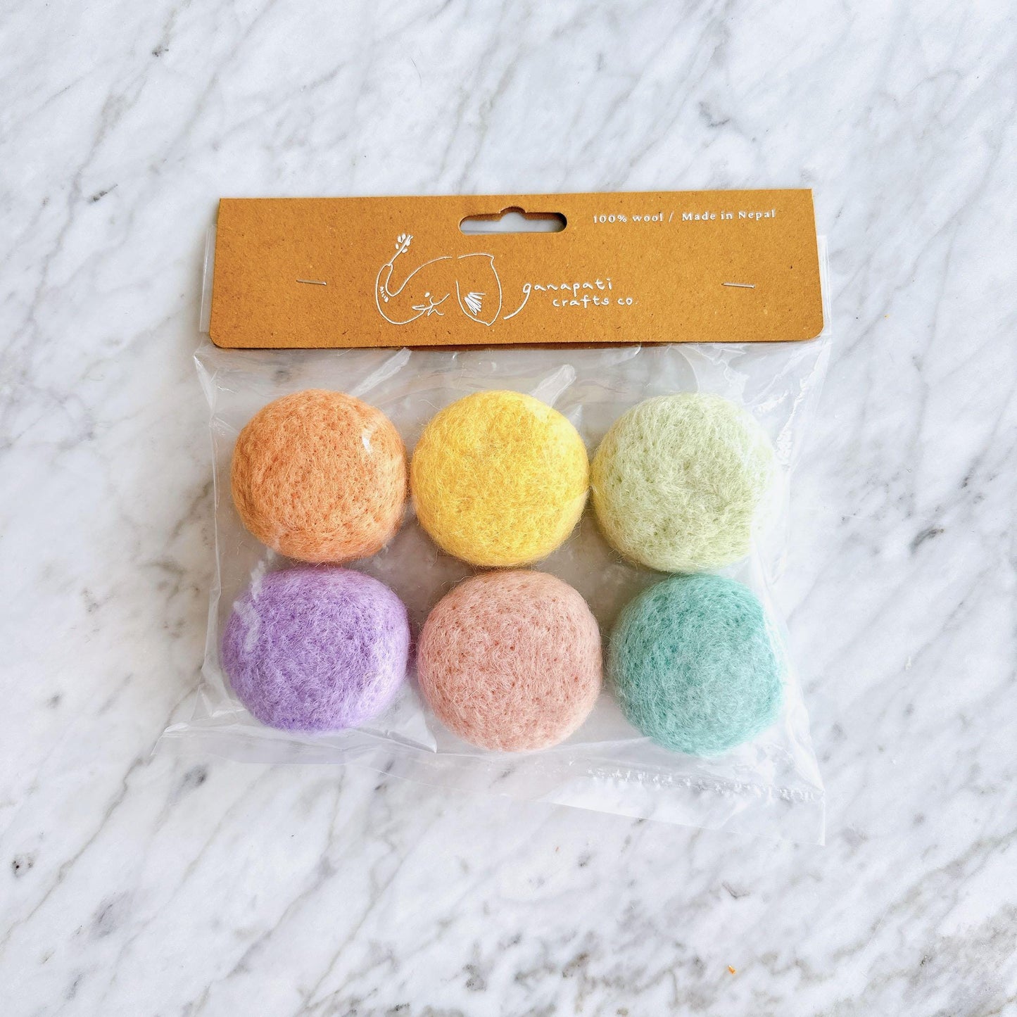 Felt Macarons, Set of 6 Easter Macarons, Pastel Macarons, Felt Play Food Felt Desserts - Ganapati Crafts Co.
