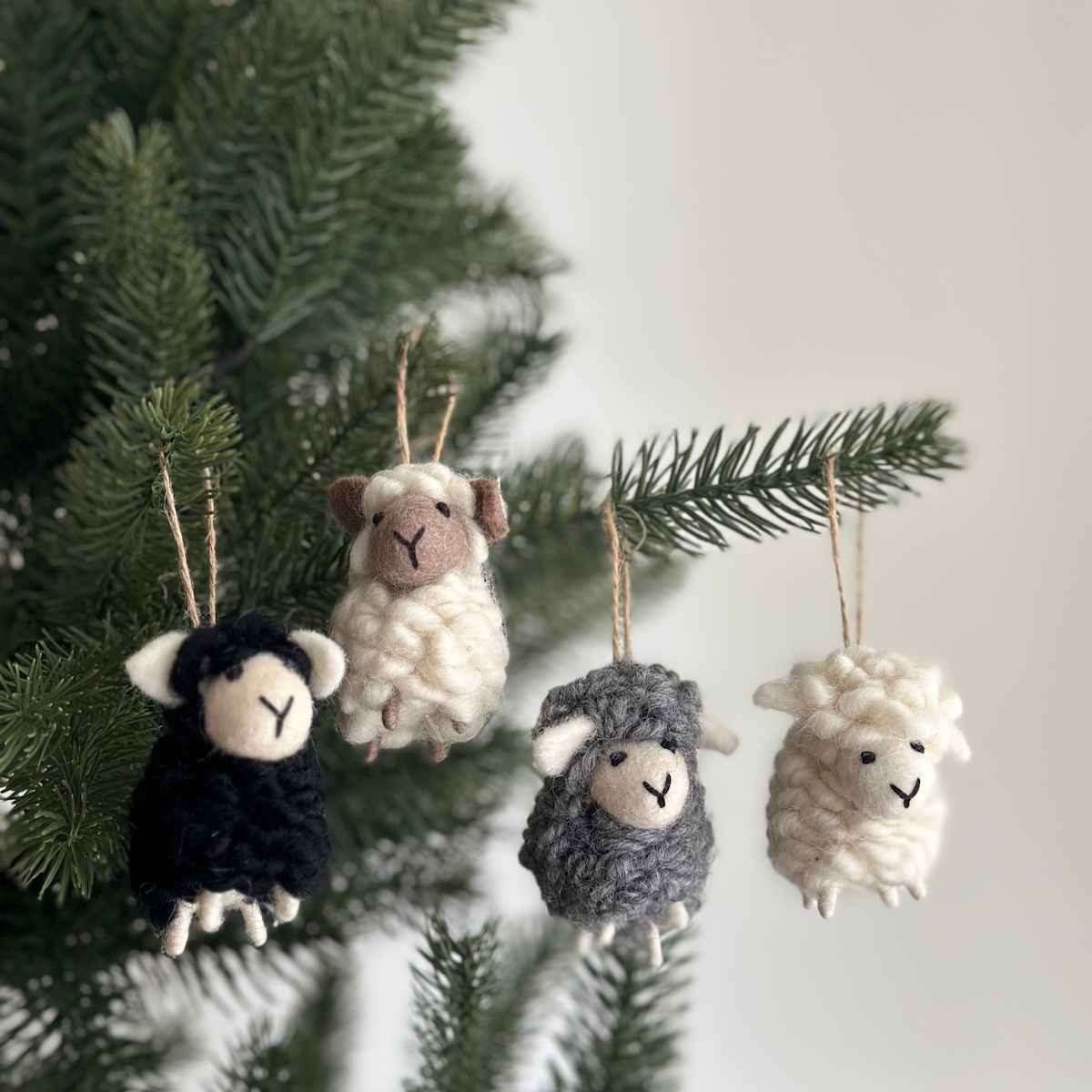 Felt Mini Sheep Ornament