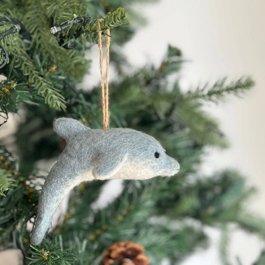 Felt Ornament - Dolphin