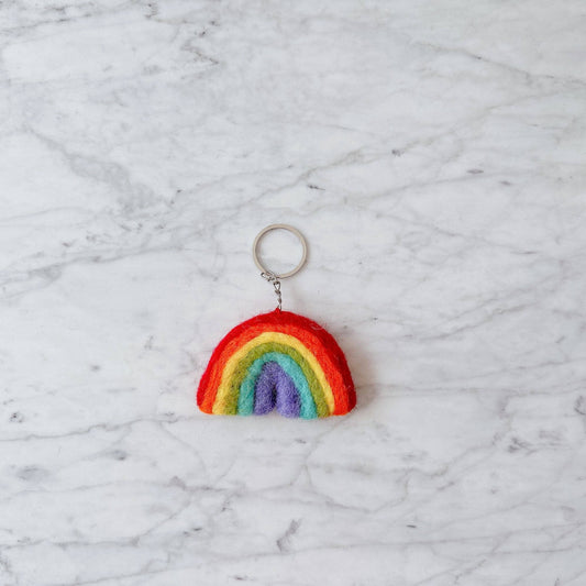 Felt Keychain - Rainbow Arch