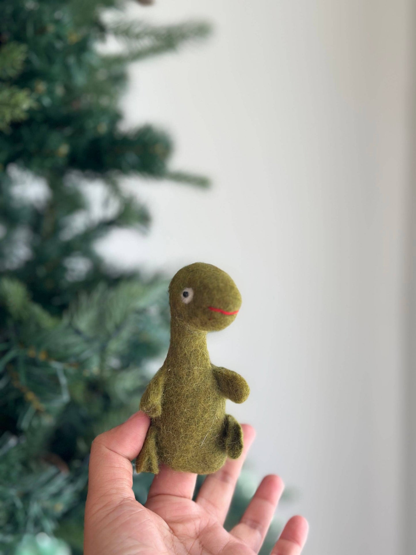 Felt Finger Puppet - Sitting Turtle