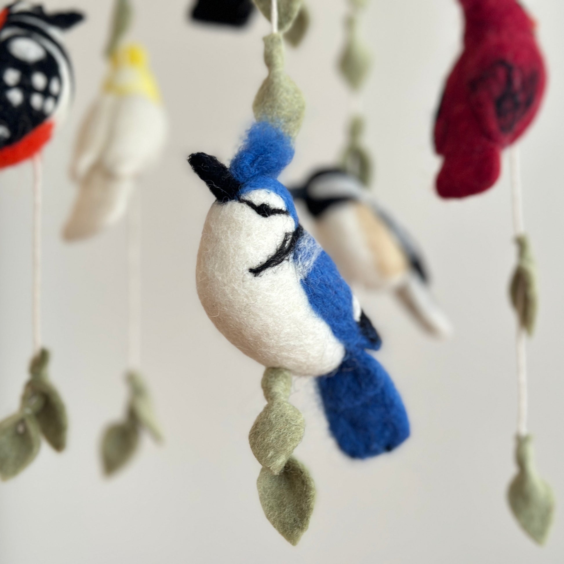 Handcrafted Felt Baby Mobile - Adorable Nursery Decor for Your Little One's Room