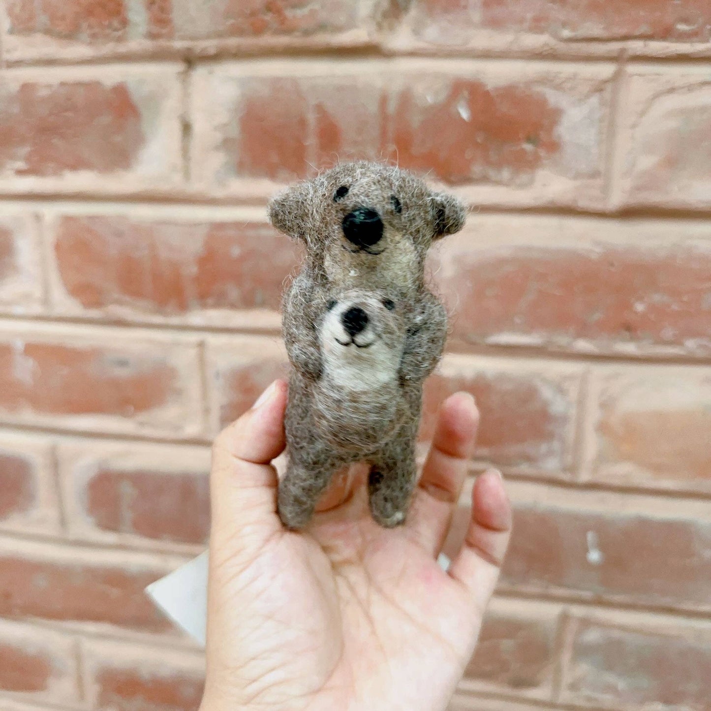 Felt Finger Puppet - American River Otter