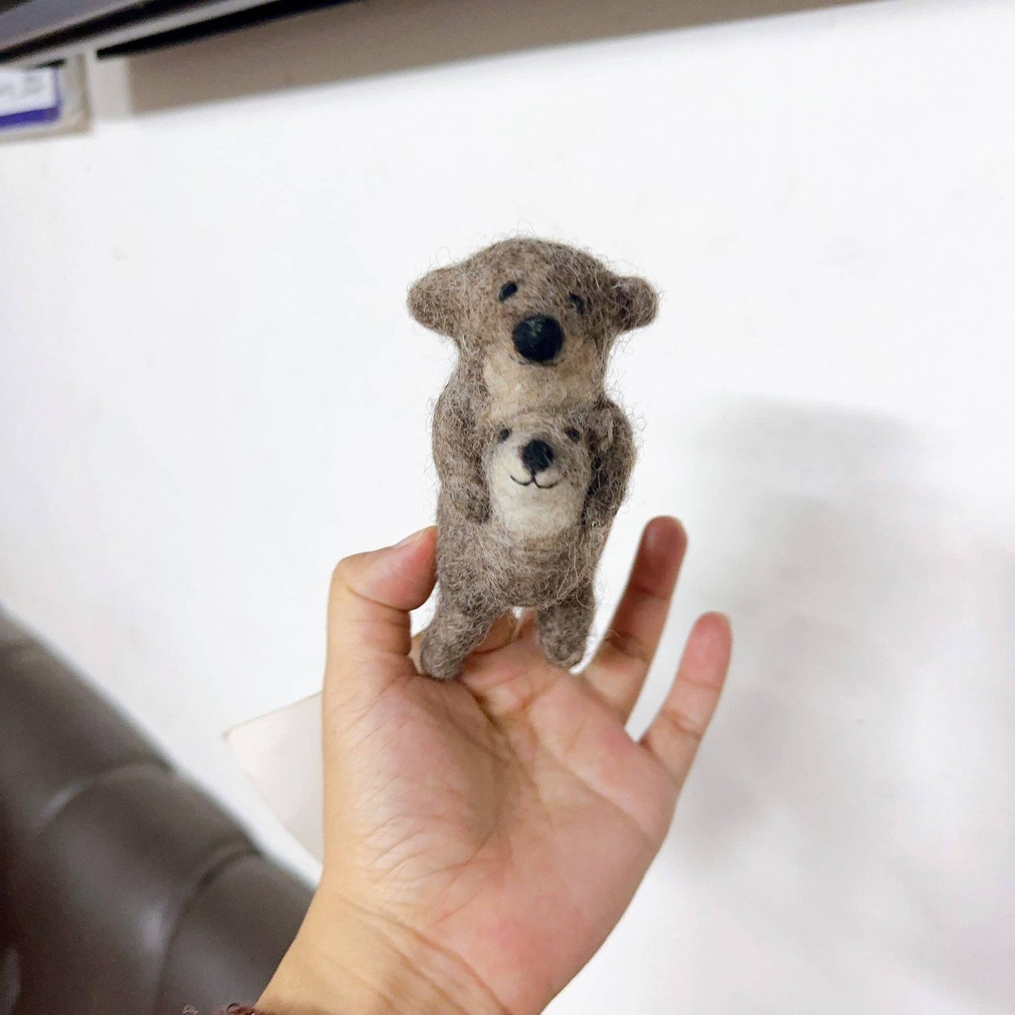 Felt Finger Puppet - American River Otter