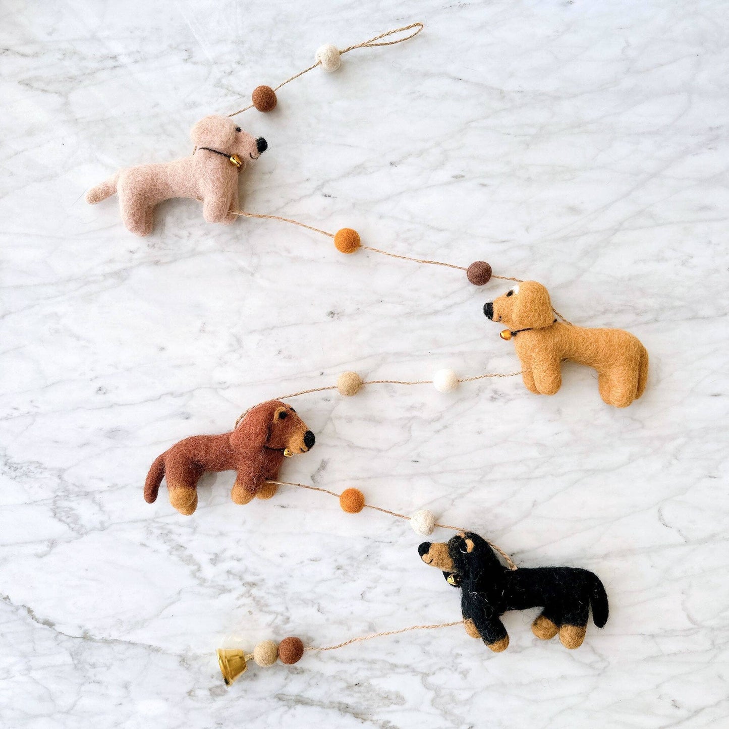 Felt Garland - Dachshund Dog