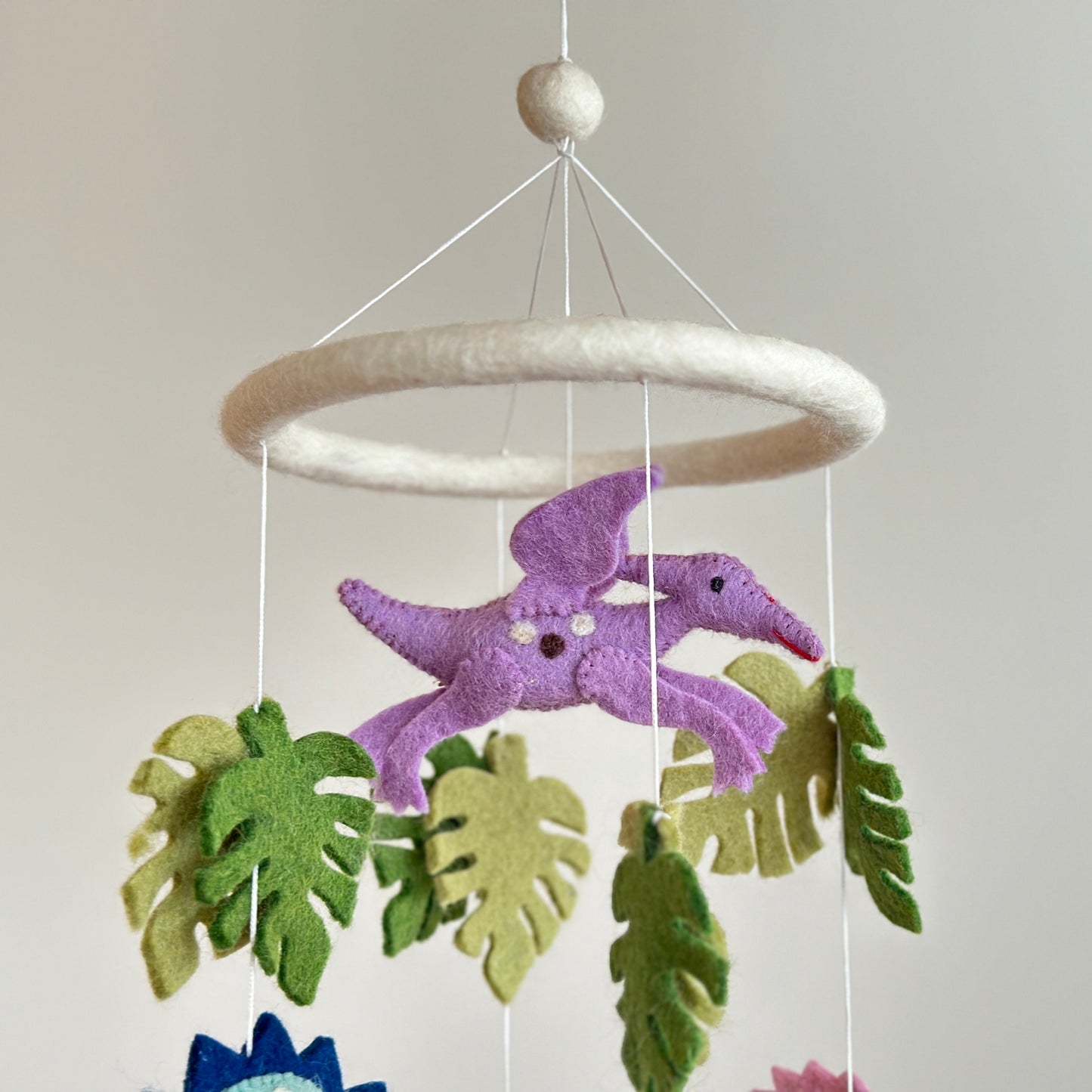 Handcrafted Felt Baby Mobile - Adorable Nursery Decor for Your Little One's Room