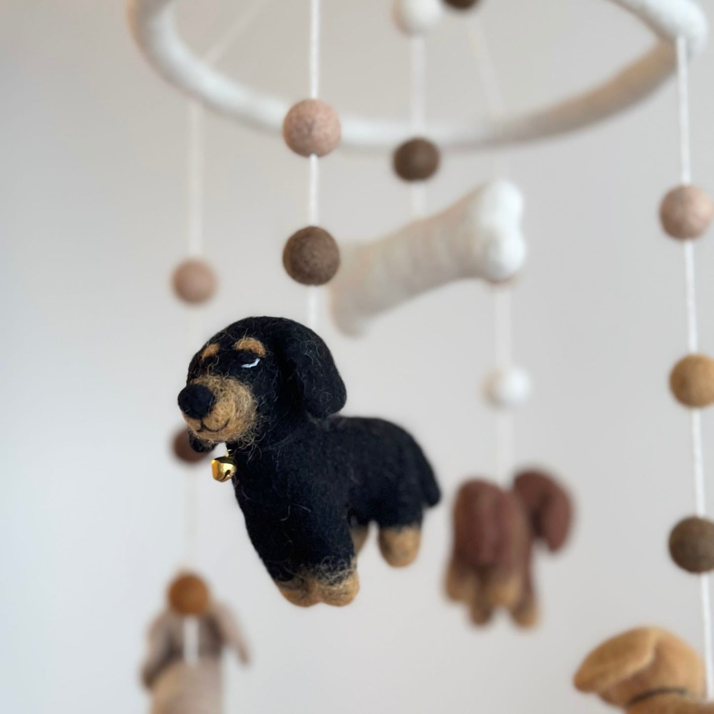 Dachshund Dreams Baby Mobile - Ganapati Crafts Co.