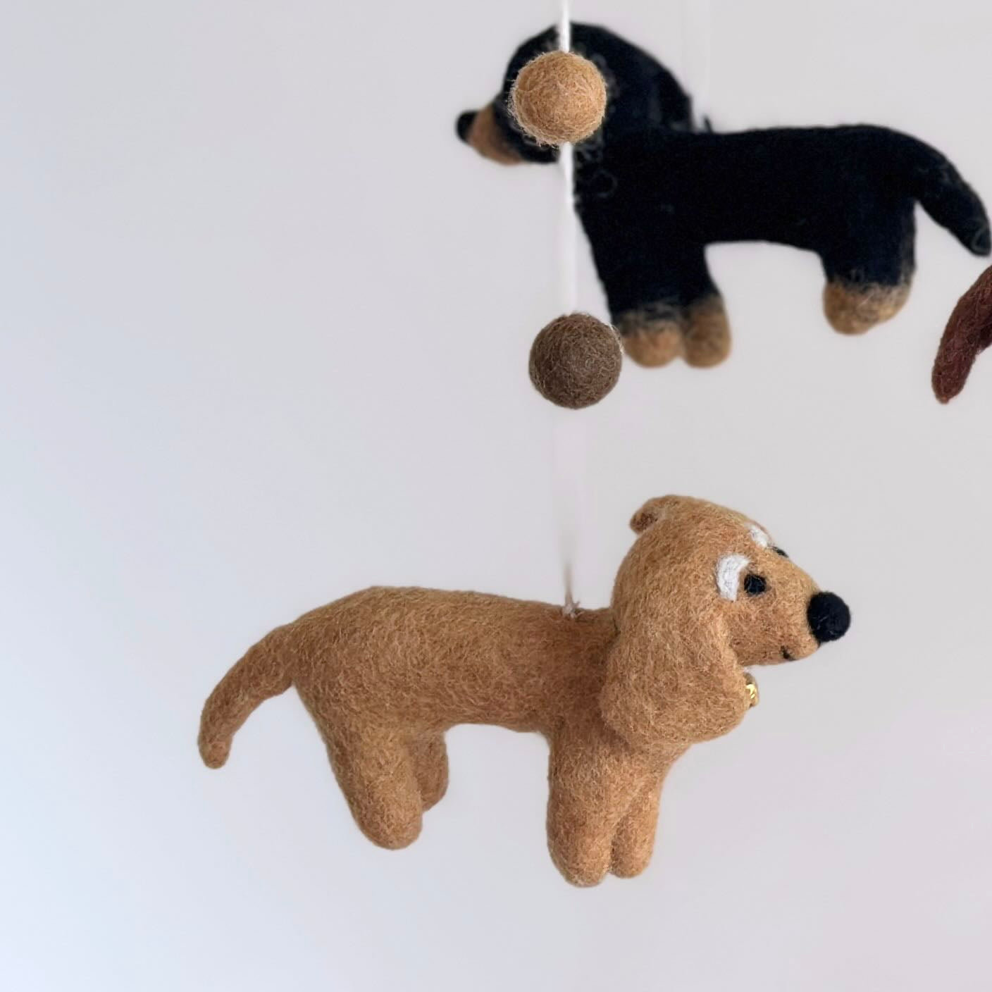 Dachshund Dreams Baby Mobile - Ganapati Crafts Co.