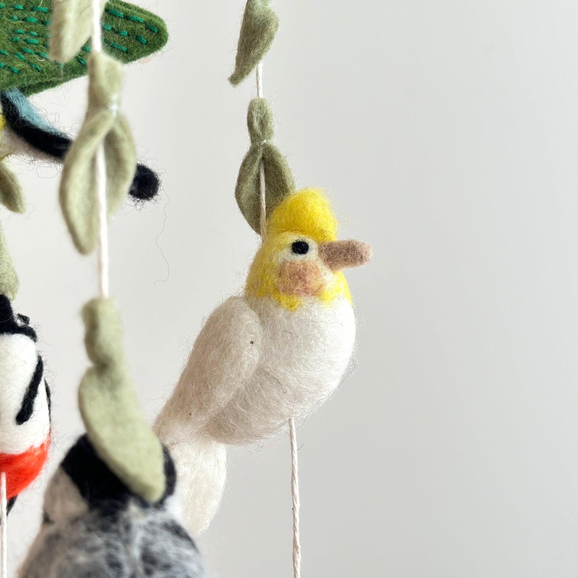 Handcrafted Felt Baby Mobile - Adorable Nursery Decor for Your Little One's Room