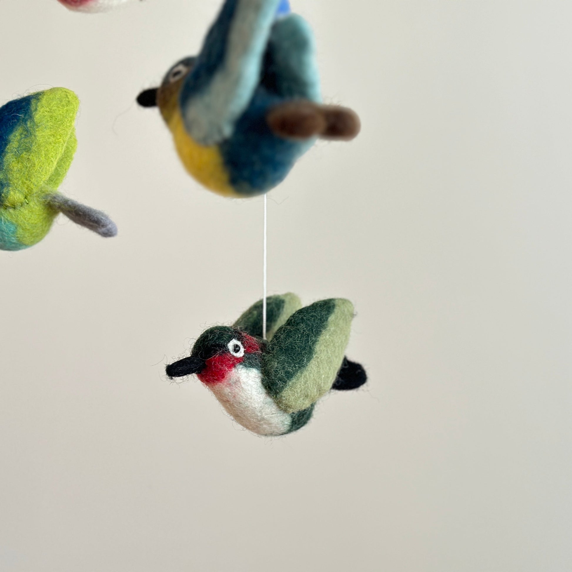 Handcrafted Felt Baby Mobile - Adorable Nursery Decor for Your Little One's Room