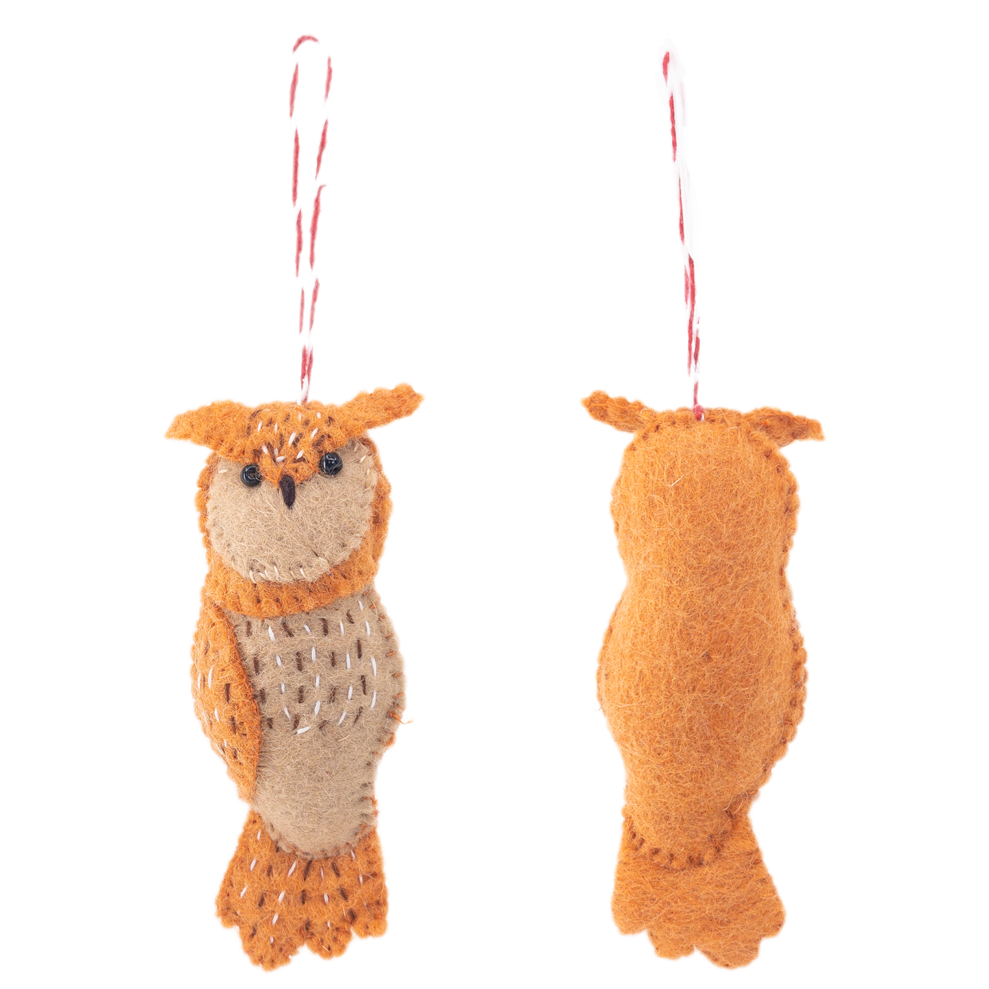 Felt Ornament - Owl Family