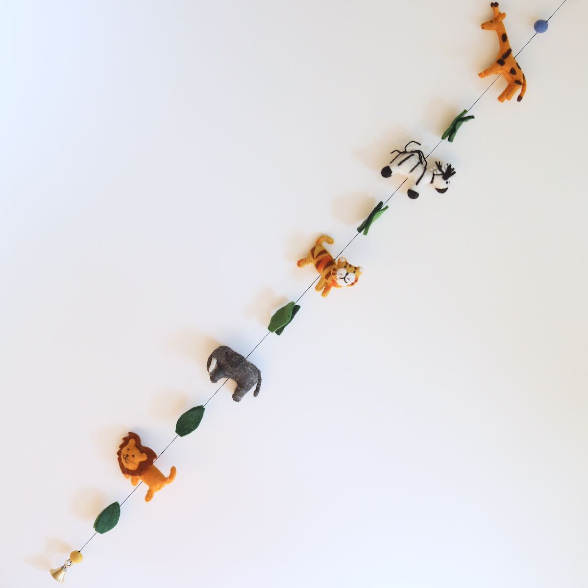 Felt African Safari Animal Garland