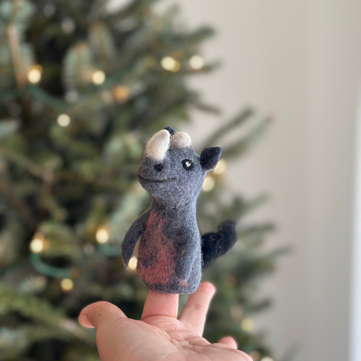 Rhino Finger Puppet