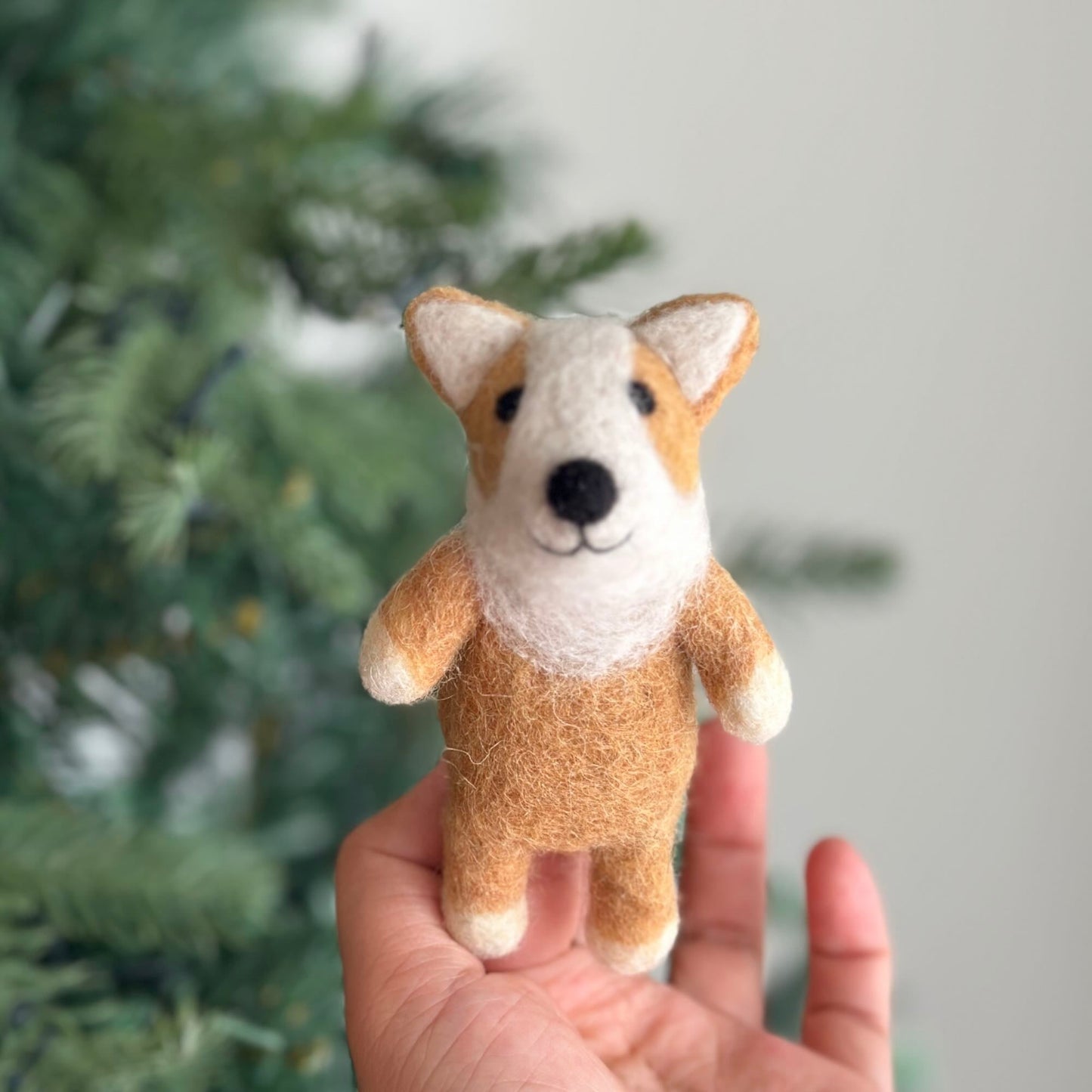 Felt Finger Puppet - Corgi