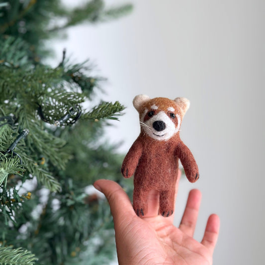 Felt Finger Puppet - Red Panda