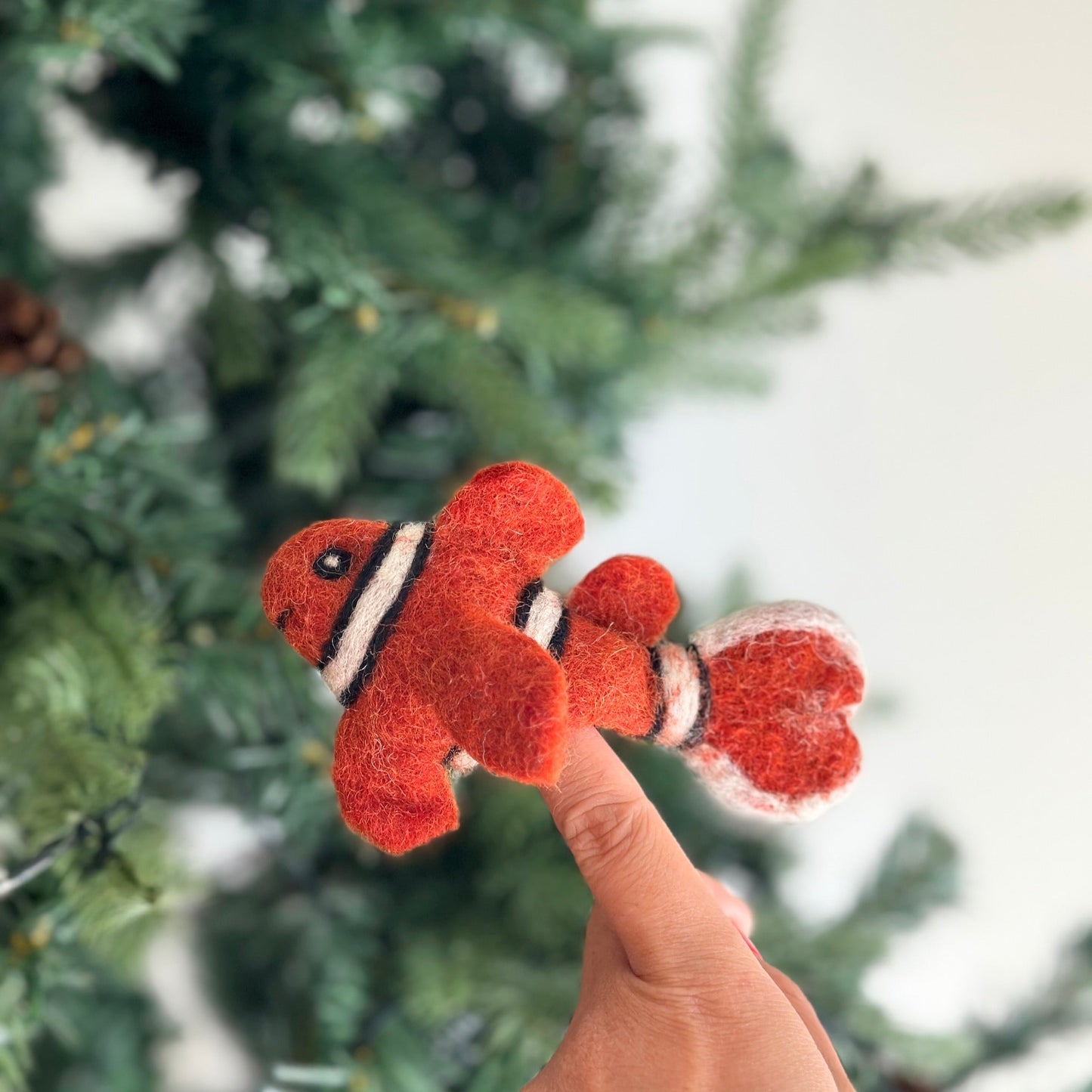 Clown Fish Finger Puppet