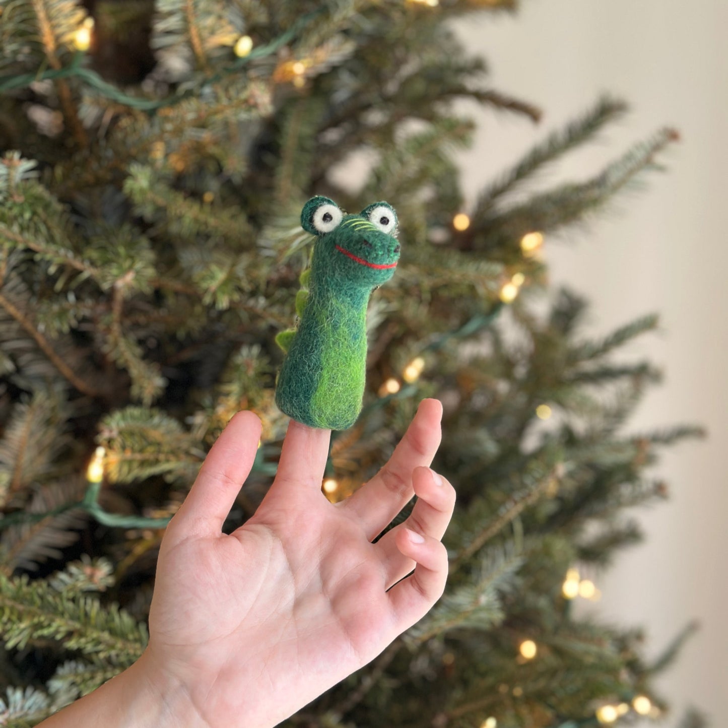 Felt Gator Finger Puppet