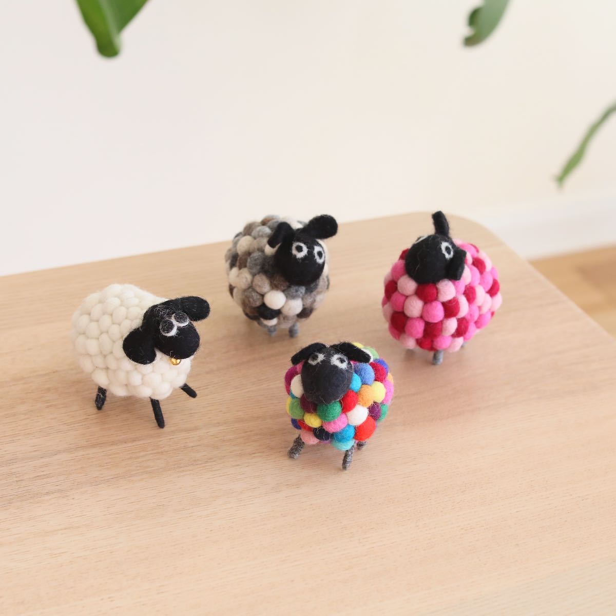 Felt Ball Pompom Sheep