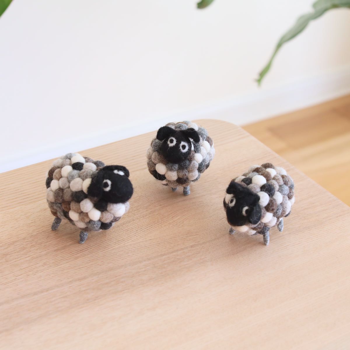 Felt Ball Pompom Sheep