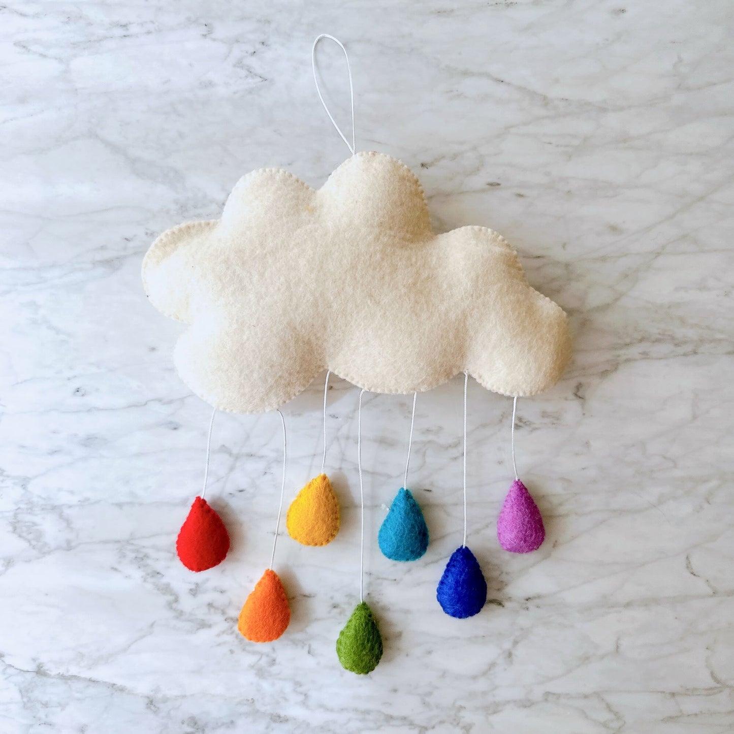 Whimsical Rainbow Drizzle Wall Decor