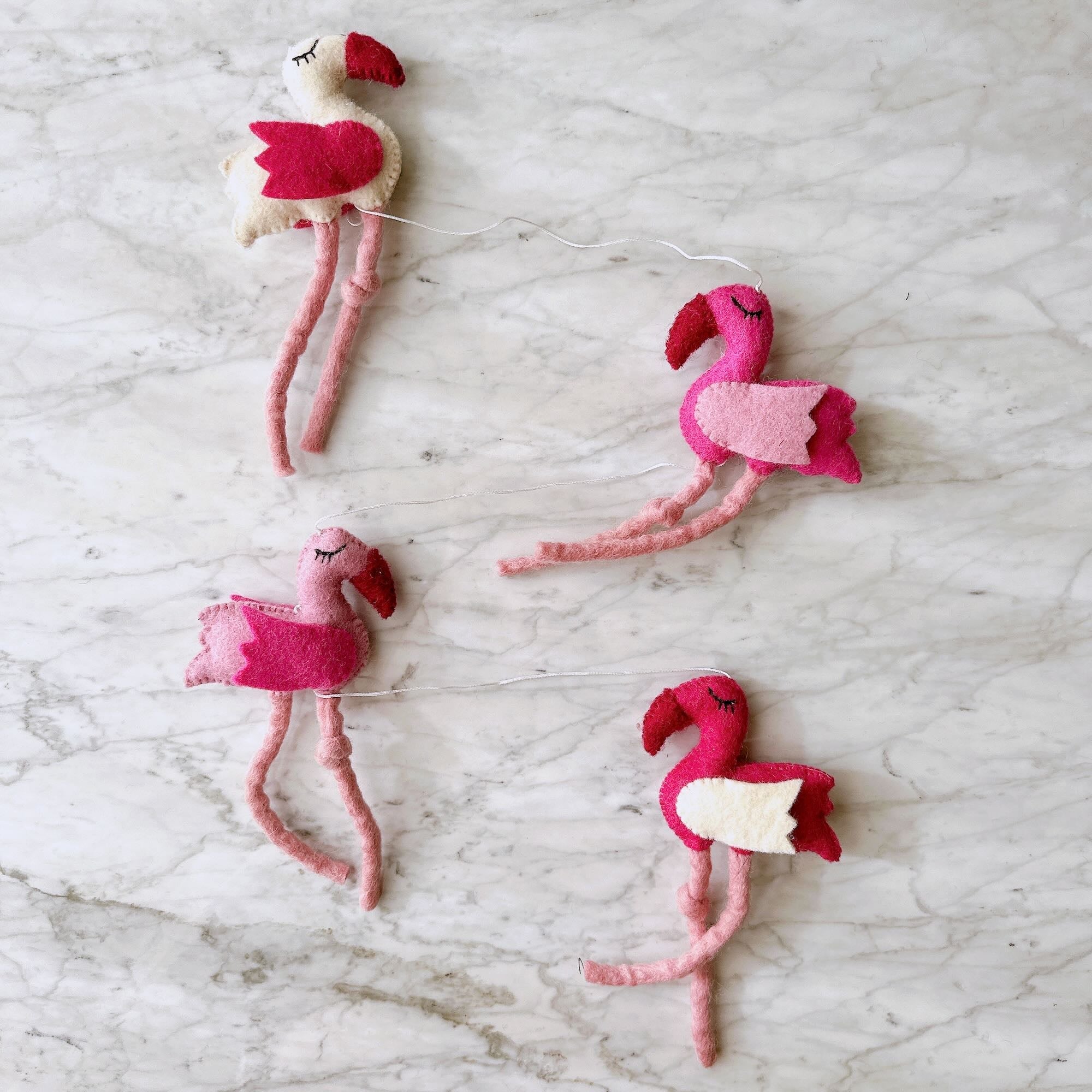 Wholesale Felt Flamingo Garland - 50% Off – Ganapati Wholesale