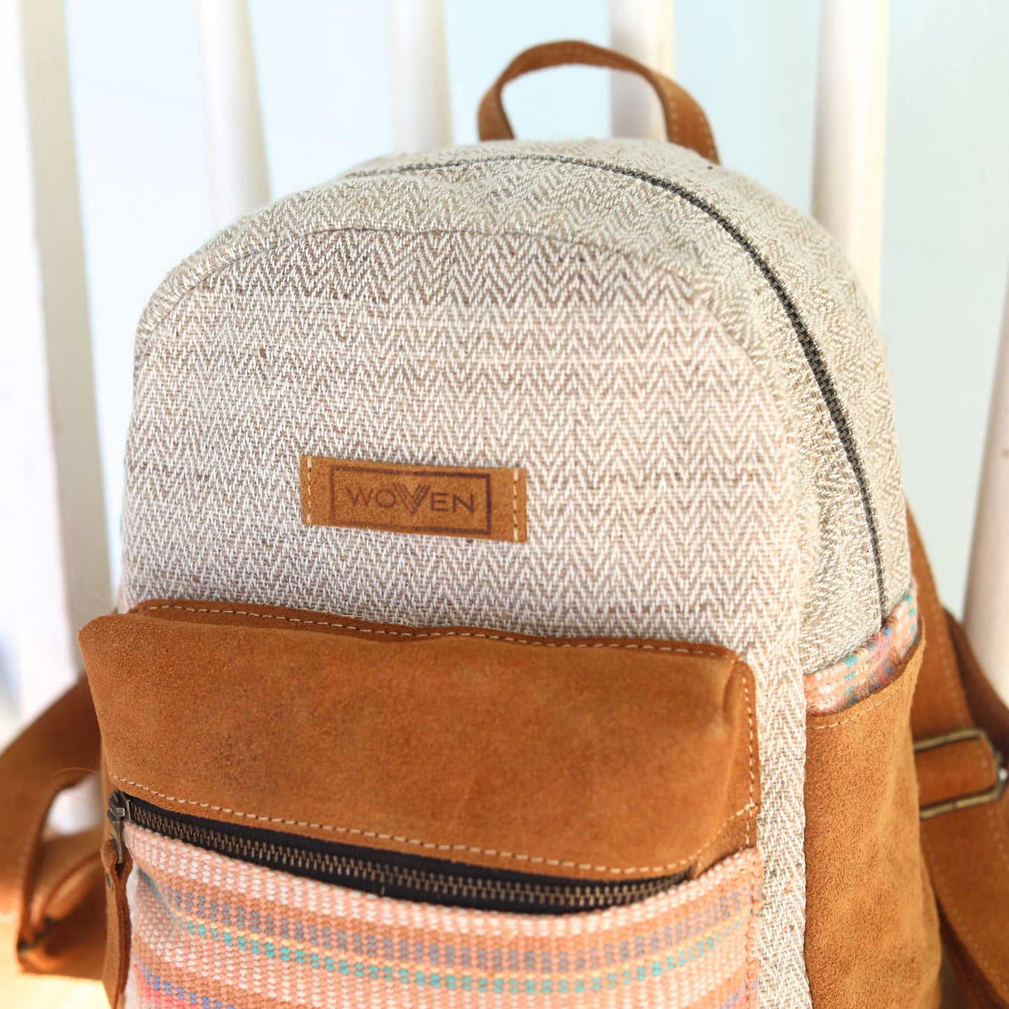 Recycled Fabric Mini Backpack