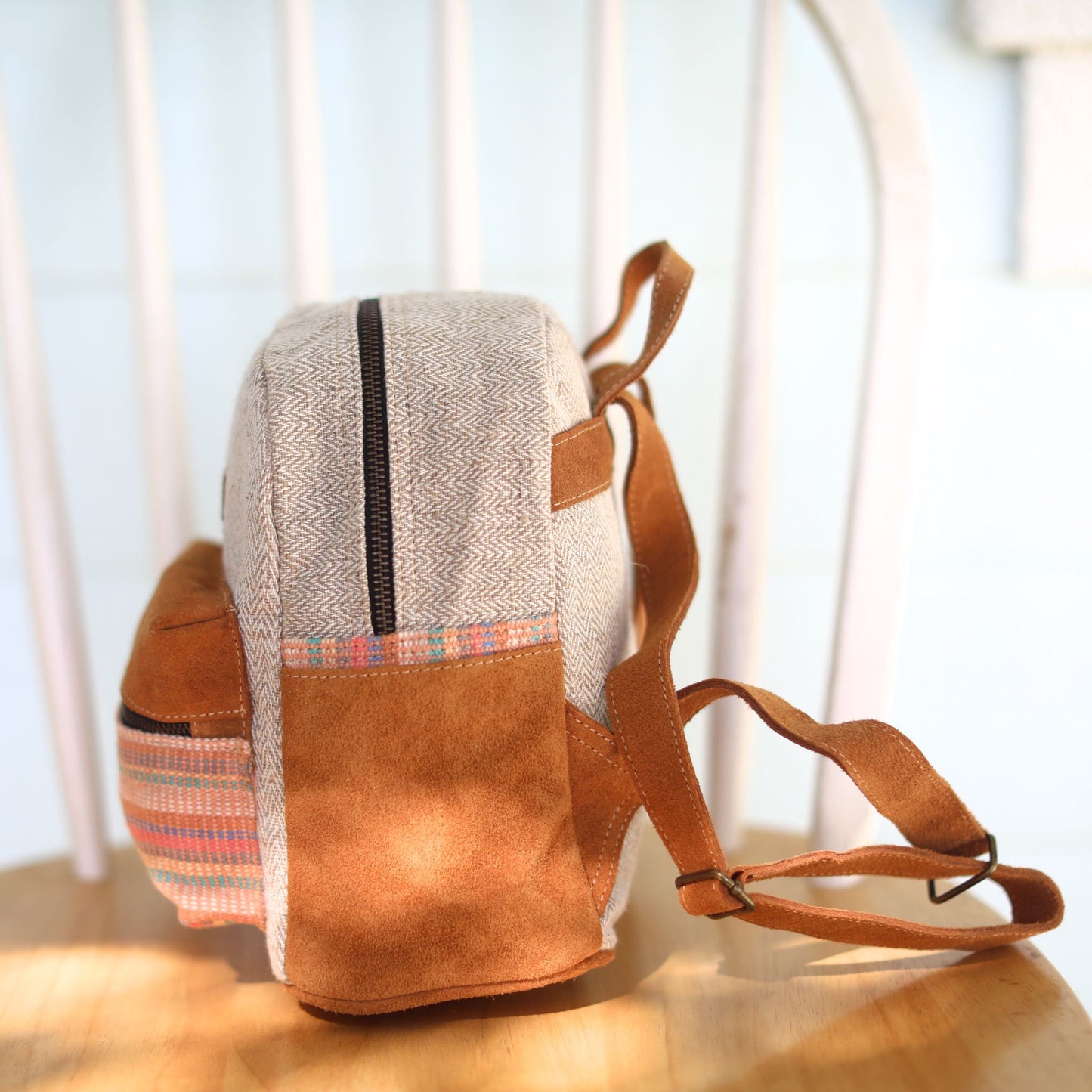 Recycled Fabric Mini Backpack