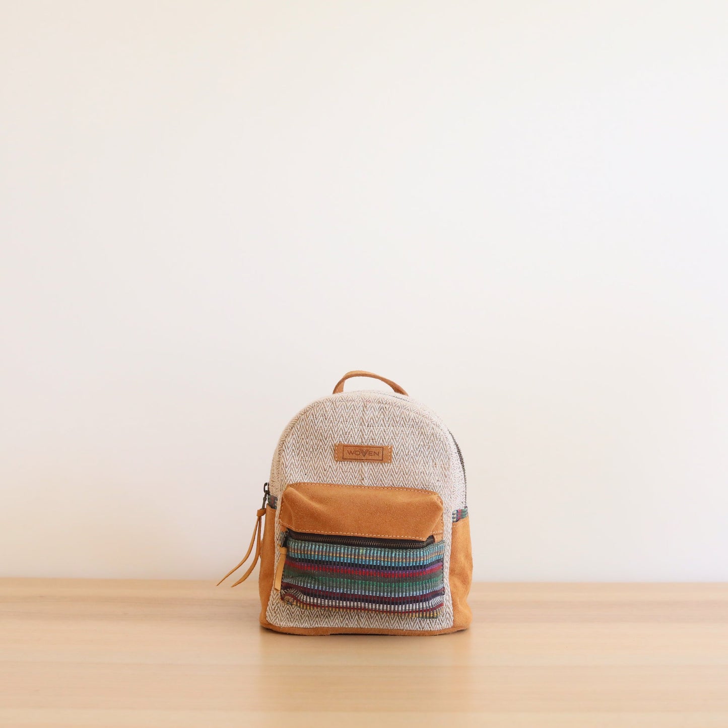 Recycled Fabric Mini Backpack