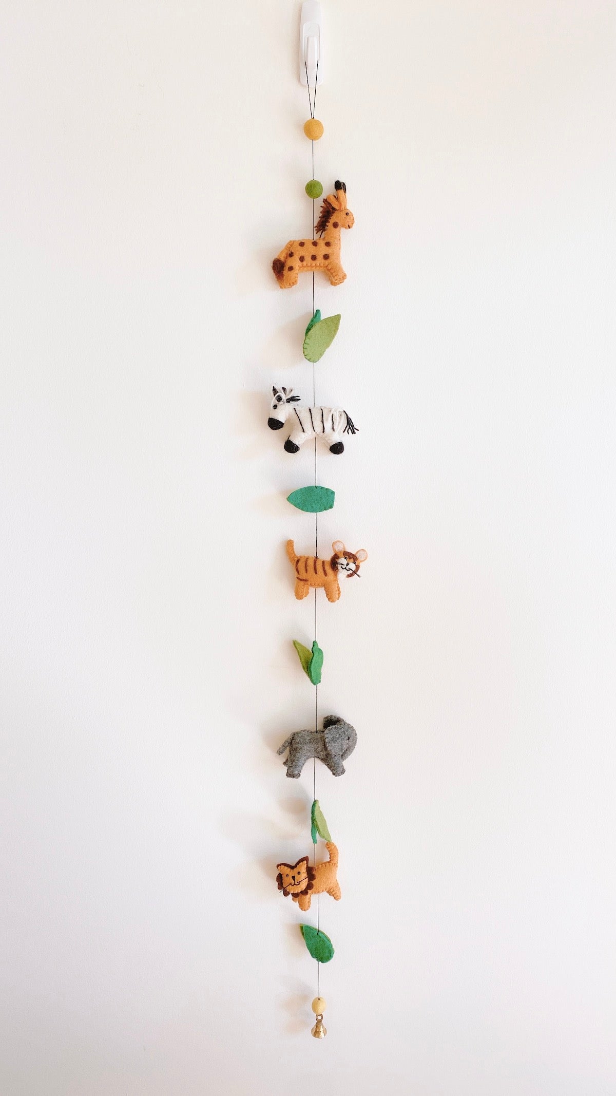 Felt African Safari Animal Garland