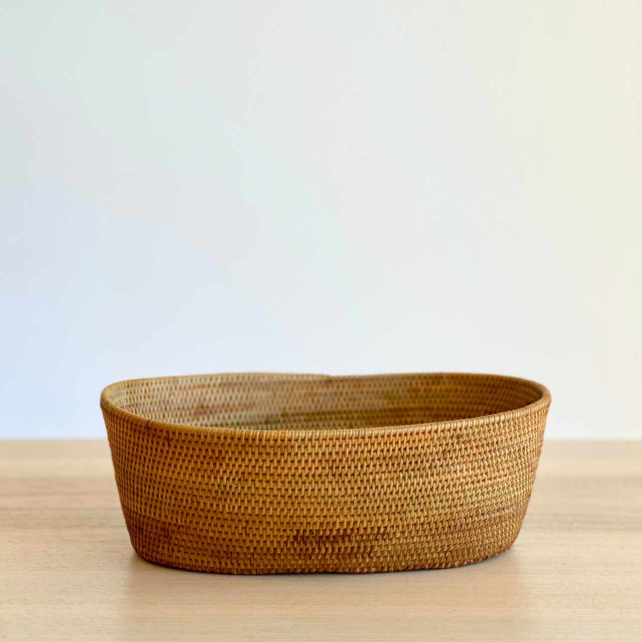 Bali Rattan Fruit Bowl - Oval