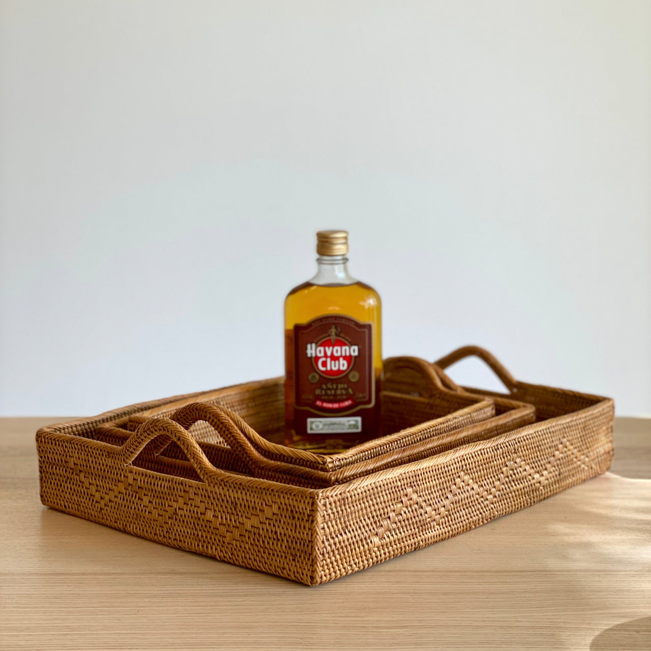 Bali Nesting Rattan Tray