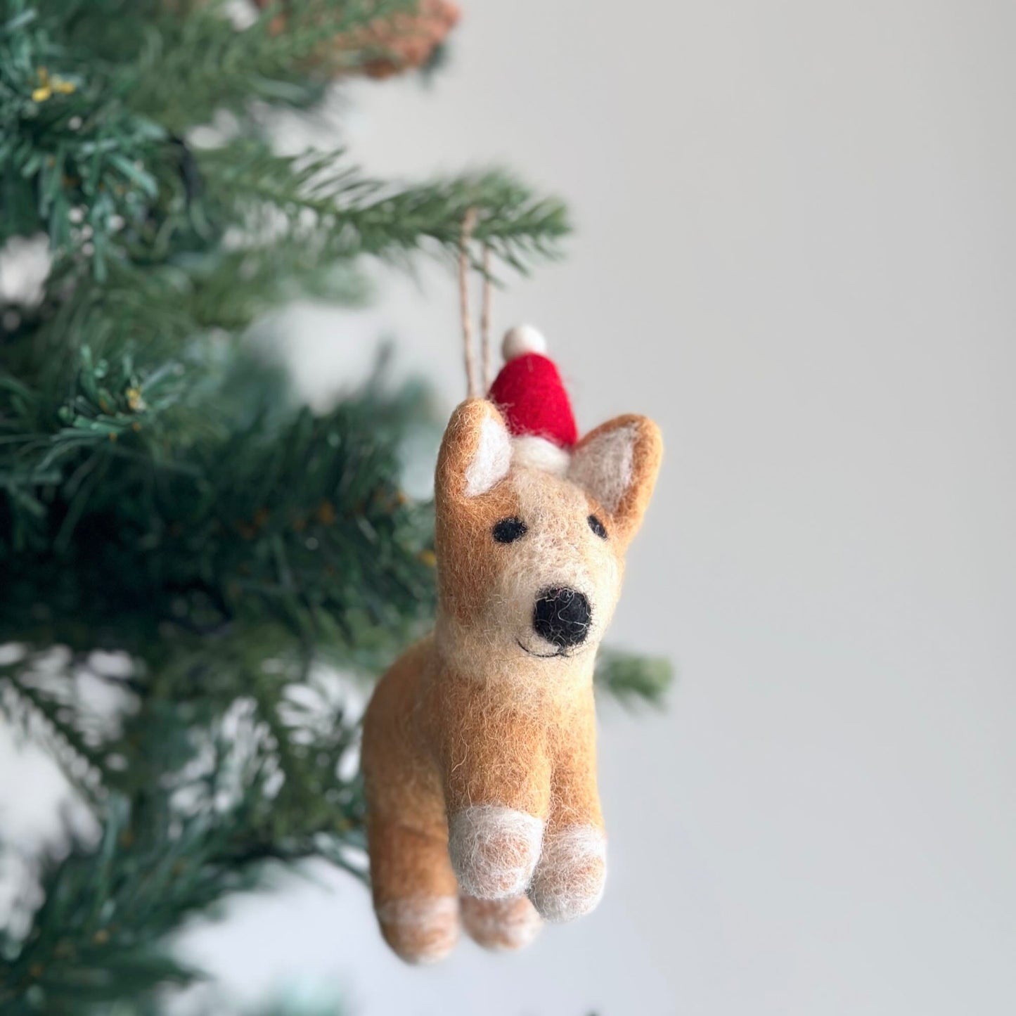 Felt Ornament - Corgi Dog