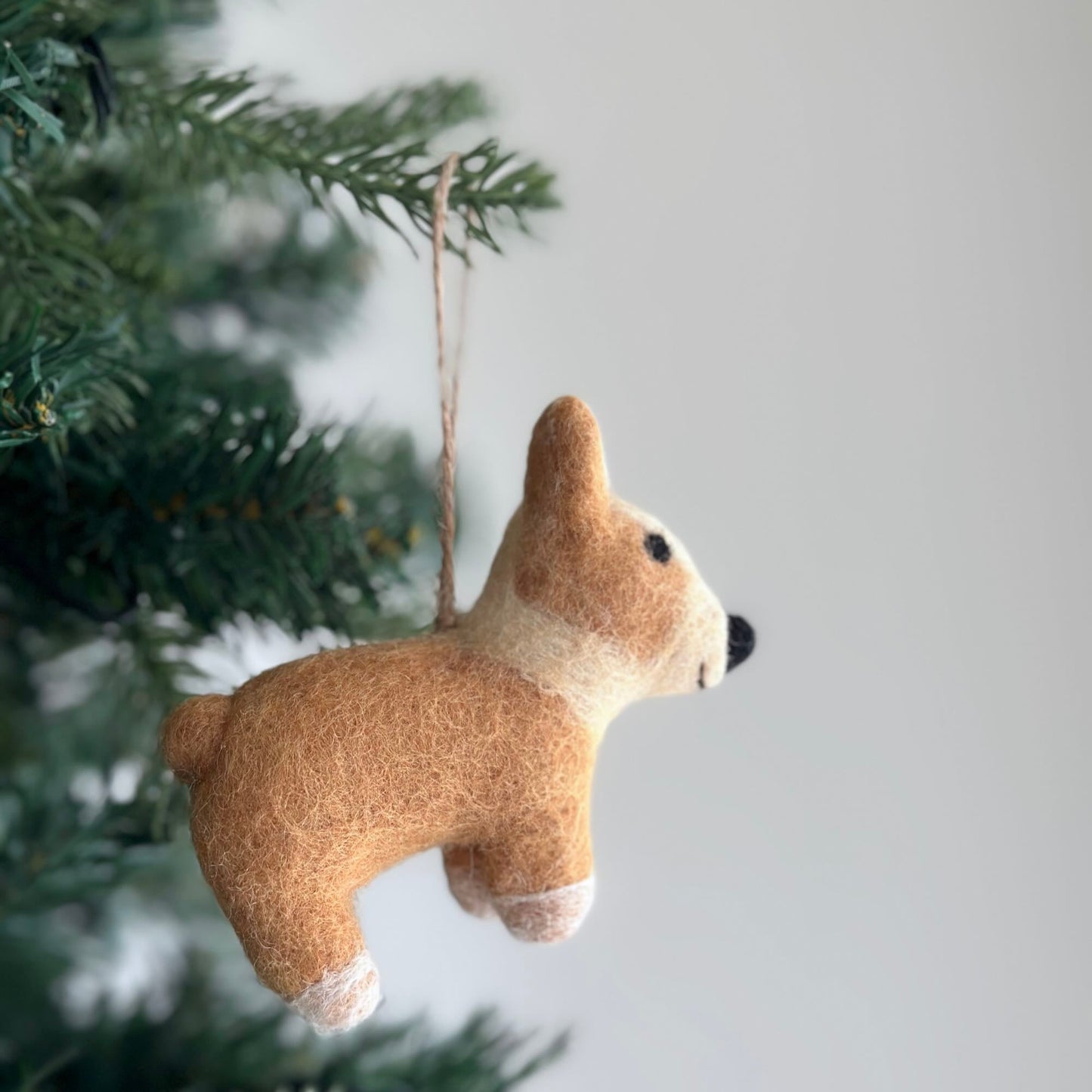 Felt Ornament - Corgi Dog