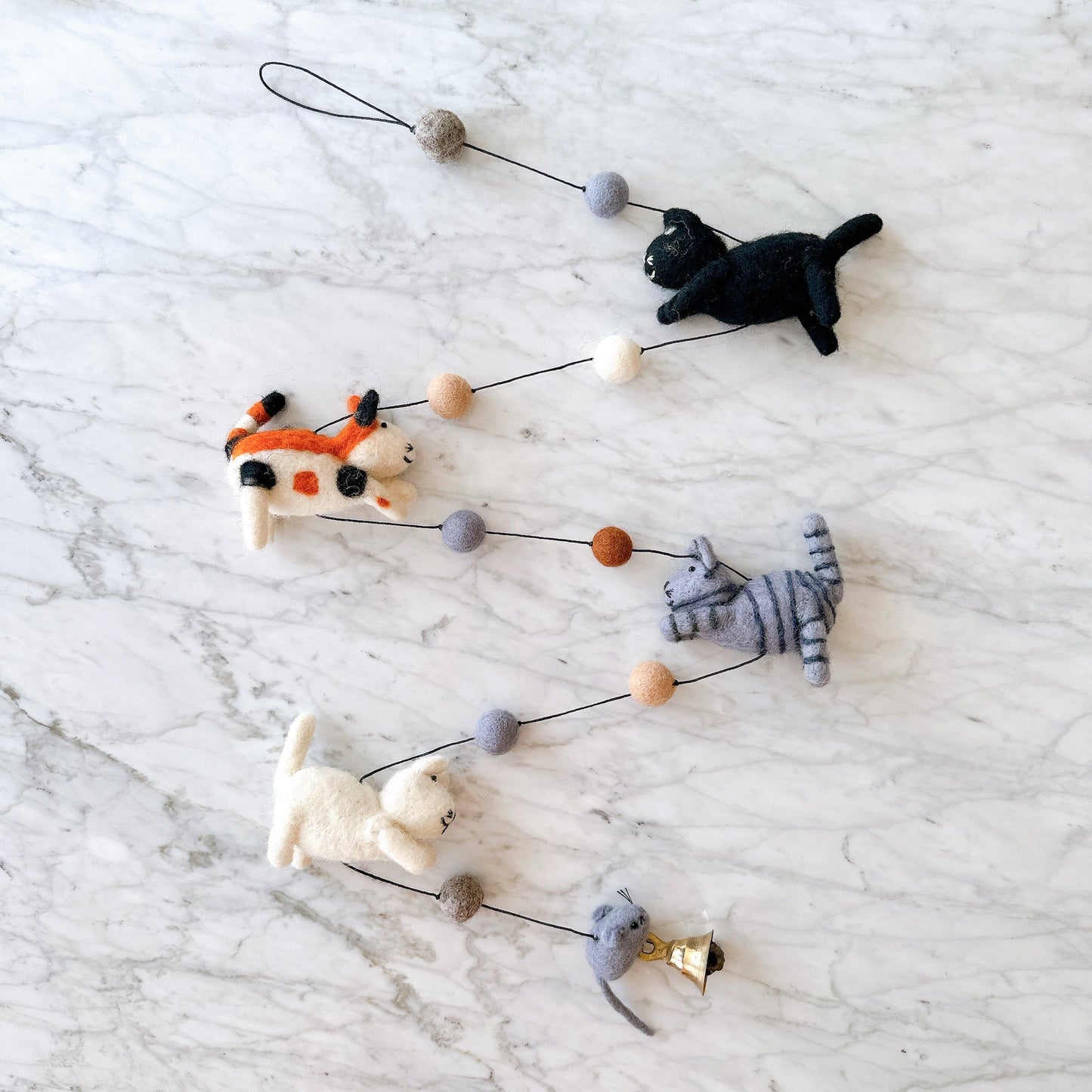 Felt Cat Garland