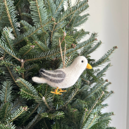 Felt Ornament - Standing Seagull