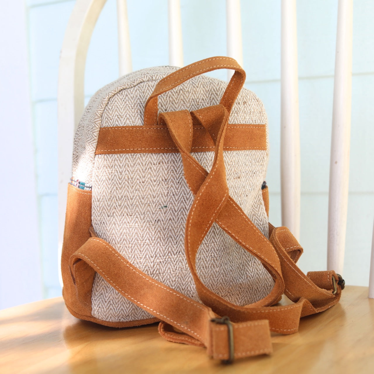 Recycled Fabric Mini Backpack