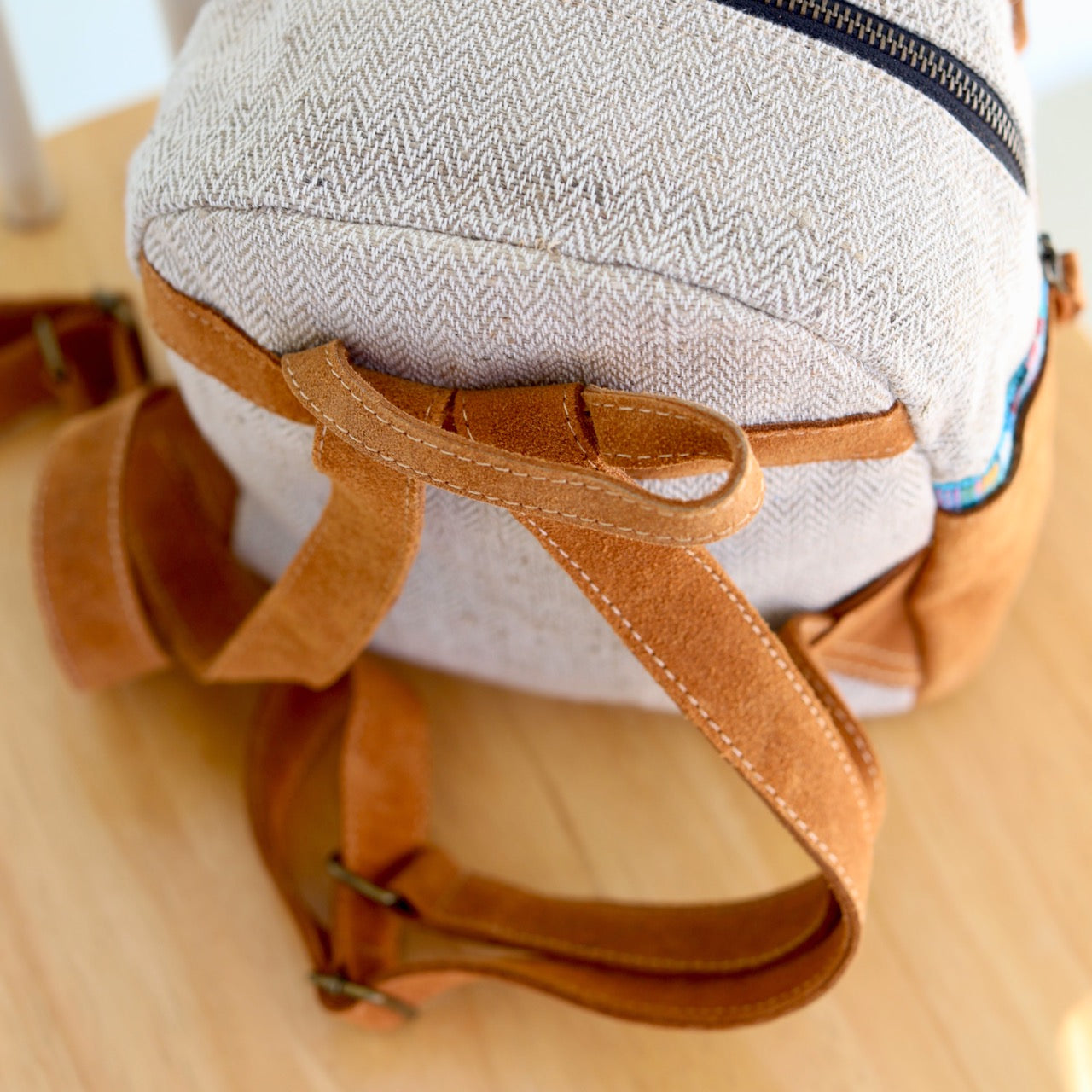 Recycled Fabric Mini Backpack