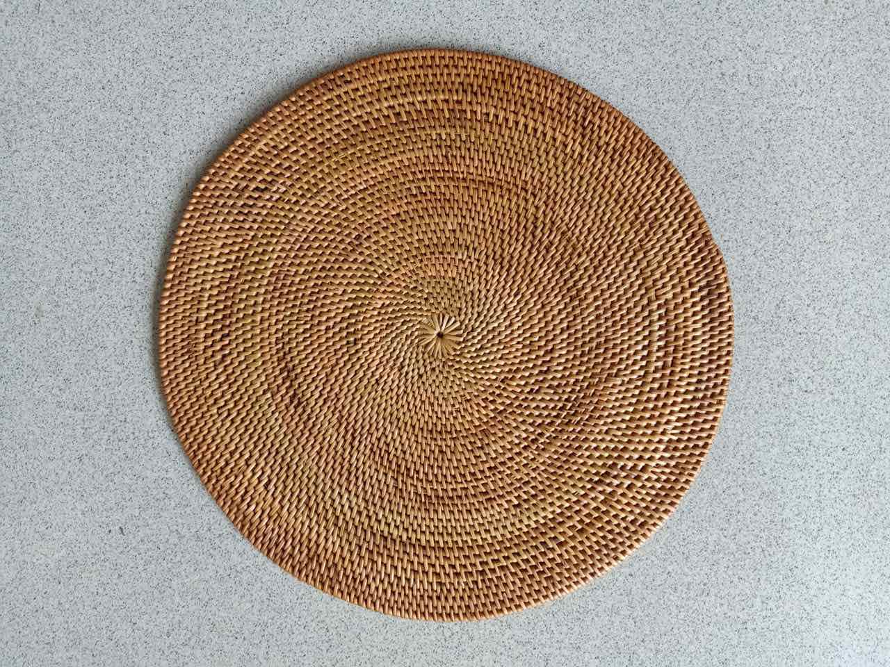 Bali Rattan Round Placemat