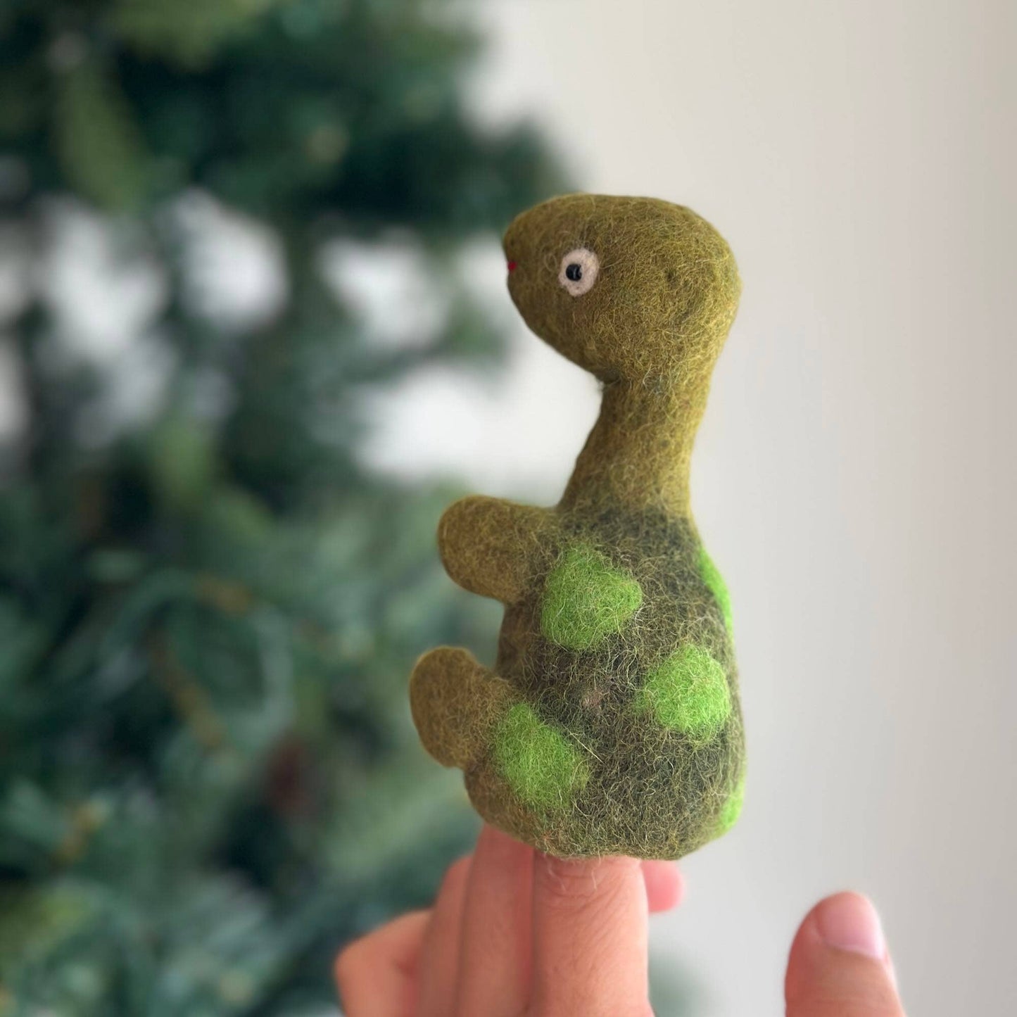 Felt Finger Puppet - Sitting Turtle