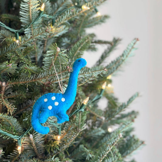 Felt Ornament - Dinosaur Brontosaurus