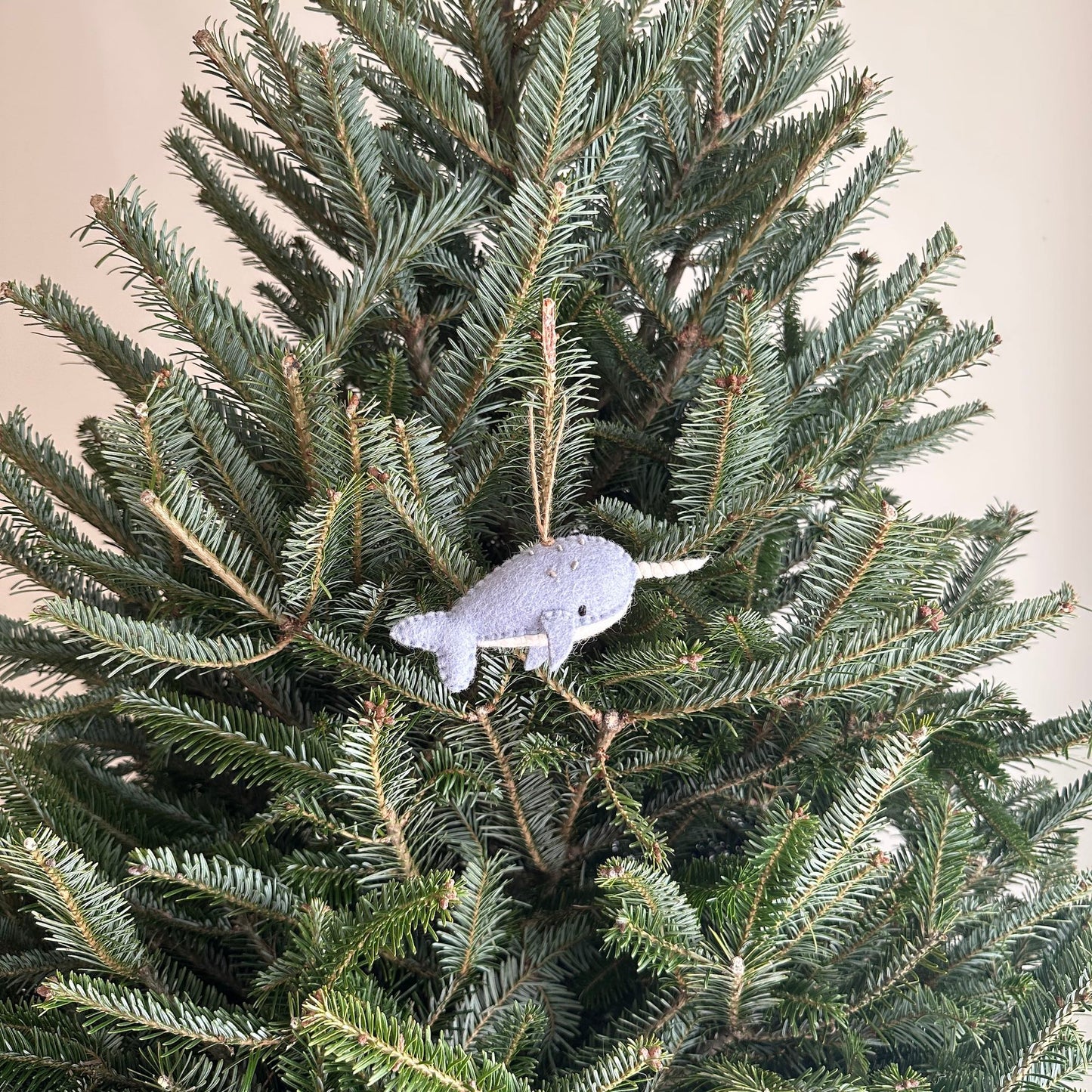 Felt Christmas Ornaments Set of 5 - Cute Sea Creatures